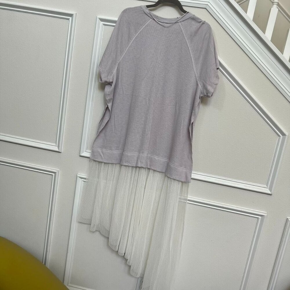 Free People Cloud Dance with Me Tee/Tunic Size S - Picture 3 of 9